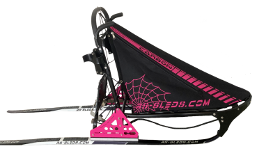Preview: Sled/Schlitten Sprint-Spyder Carbon -kleiner-leichter-schneller inkl. Kufen Hundeschlitten Mushing